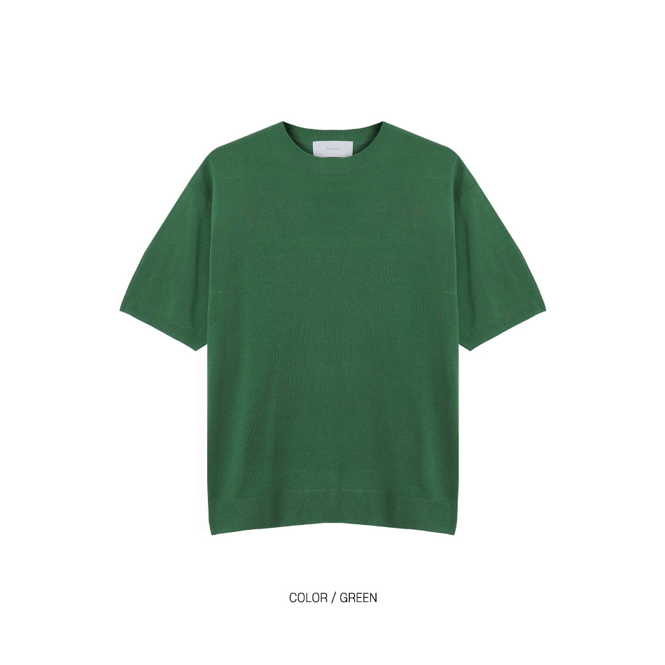 반팔 티셔츠 그린 색상 이미지-S1L46