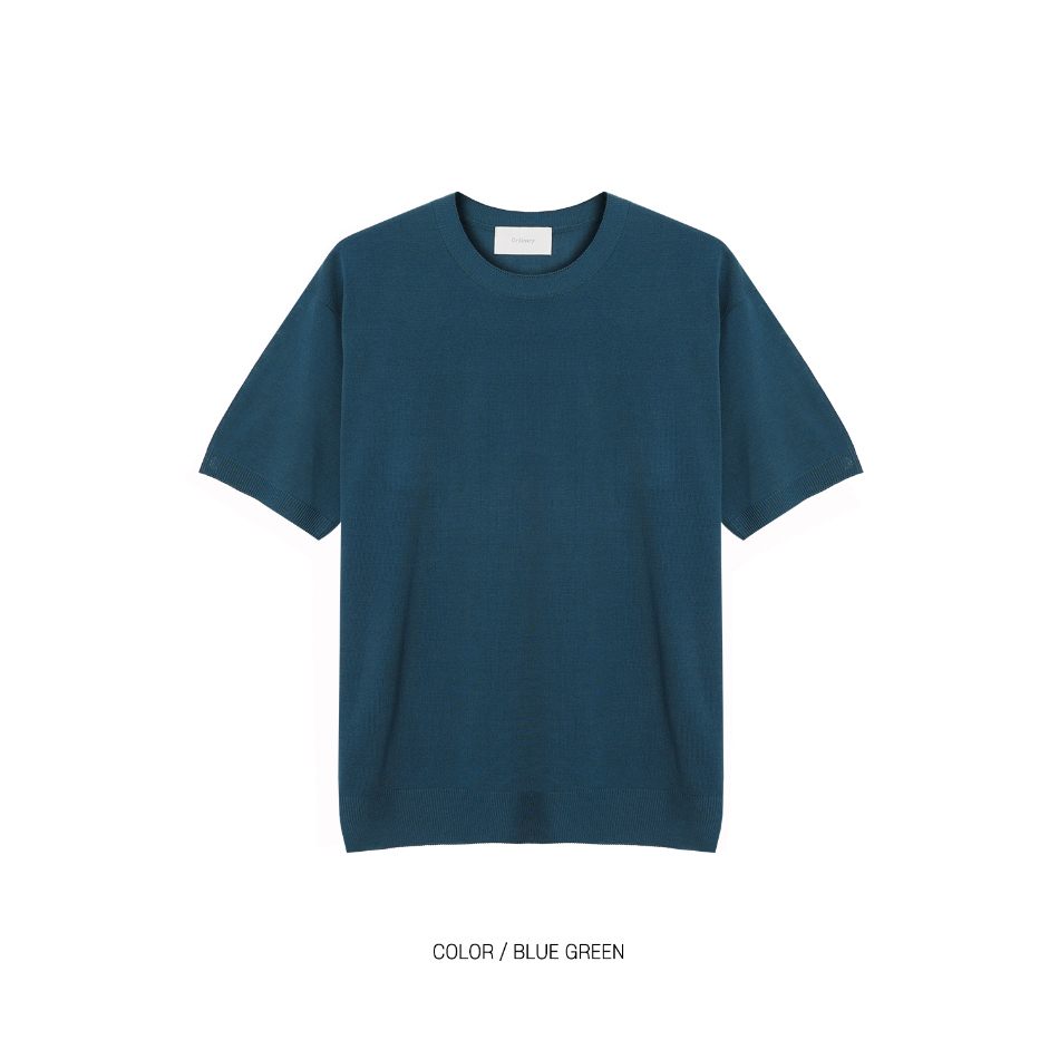 반팔 티셔츠 딥블루 색상 이미지-S1L52