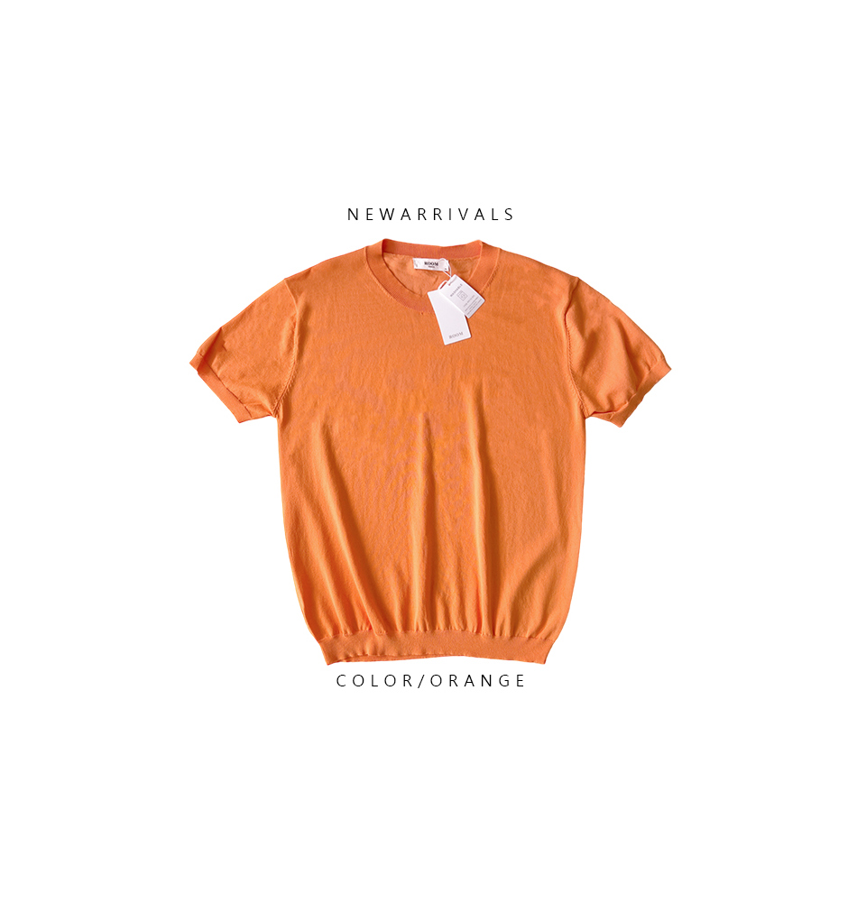 반팔 티셔츠 오렌지 색상 이미지-S2L21