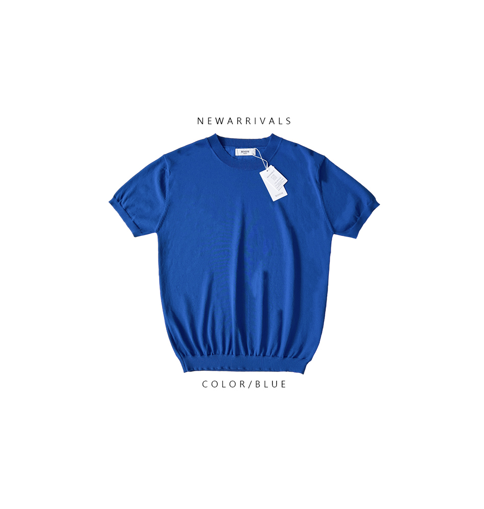 반팔 티셔츠 블루 색상 이미지-S2L18