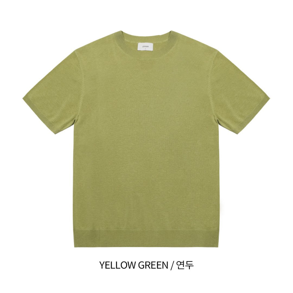 반팔 티셔츠 옐로우 색상 이미지-S2L11